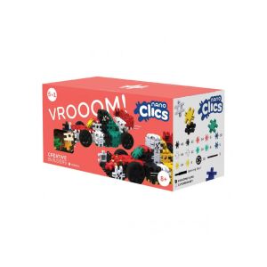 Zestaw klocków Nano Clics 250 sztuk, kreatywni budowniczowie, 5 w 1, od 8 lat - Clics