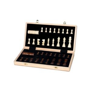 Goki fából készült sakk/dámajáték, 2in1, mágneses 114824256 - Goki