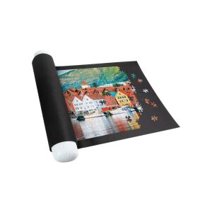 Covor de puzzle rulou negru pentru depozitarea și protejarea puzzle-urilor, până la 1500 de piese - Puzzle 3D & Puzzle cu burete