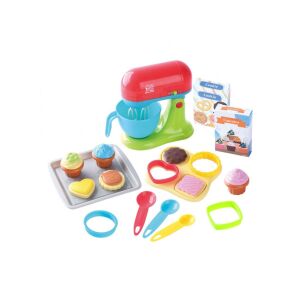 Play-Doh Little Baker Set, set de joacă de bucătărie cu 19 piese, cu mixer, forme de cookie-uri, tavă de copt, linguri și mâncare de joacă - Jucarii si ustensile de bucătărie
