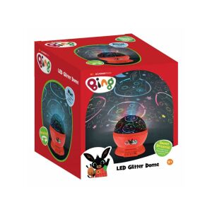 Bing LED csillámló fénygömb éjszakai fényvetítő gyerekeknek, csillagokat és Bing karaktereket vetít a mennyezetre - Baba & Tipegő