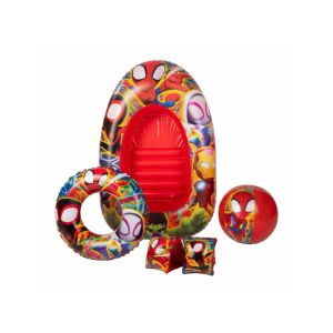 Póki és barátai felfújható úszószett csónakkal, 5 részes. 114824826 - Gyerek úszógumi