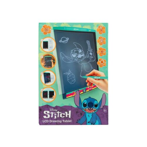 Disney Stitch LCD rajztábla, egy szórakoztató és kreatív játék gyerekeknek, hogy rajzoljanak és firkáljanak egy újrafelhasználható képernyőn. - Canenco