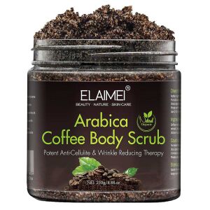 Scrub de Corp Premium cu Cafea Arabica Organica, Efect anticelulitic Elaimei, 250 g 114829260 - Exfoliante pentru corp