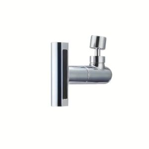 Original Deals csaptelep adapter konyhai vagy fürdőszobai mosogatóhoz 360 fokos forgatással, 3 vízsugár üzemmóddal, víztakarékos, króm kivitel - Nonbrand Csaptelep