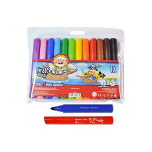 Set 12 carioci lavabile, 2.5 mm, Multicolore, MCT-KOH1282 145016517 - Pixuri