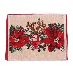 Servet pentru Masa, KipHome, Model Craciunite, Tematica Craciun, 43 x 34 cm, Rosu 114838424 - Șervețele