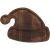 Tava de servire KeepHome din lemn în formă de căciulă de Moș Crăciun, maro, cu margini rotunjite
