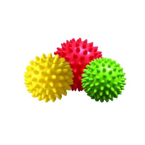 QMed Tüskés masszázslabda piros (9 cm)