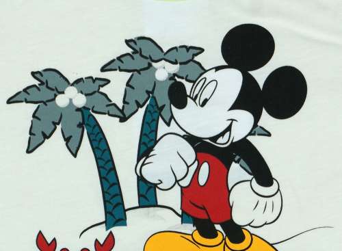 Disney rövid ujjú Napozó - Mickey Mouse #zöld - 56-os méret 30482795