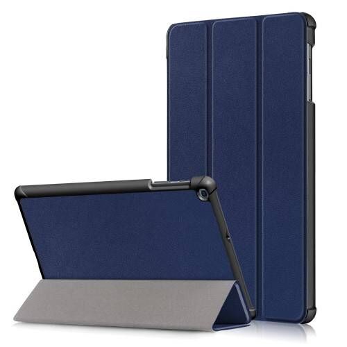 Kék Samsung Galaxy Tab A 10.1 (2019) táblagép tok, trifold állvány, védőburkolat - Tablet tok
