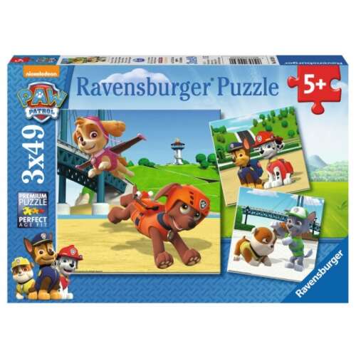 Ravensburger 9239 Mancs őrjárat 3x49 db vegyes színű puzzle 40457622