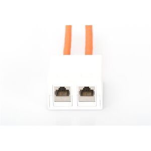 DIGITUS Gehäuse für Keystone 2xKeystone, weiß 114851360 - Digitus