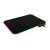Havit MP901 RGB gaming mouse pad with stitched edges and 10 color RGB backlighting, angled view