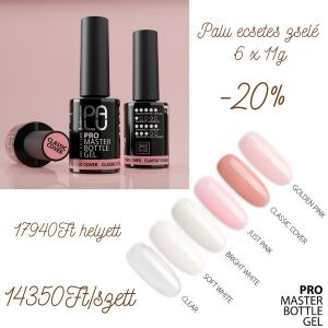 Palu Pro Master Bottle Gel - ecsetes zselé szett 6db*11ml 114860490 - Nono