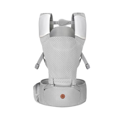 Cangaroo MISTRAL bébi hordozó 3 pozíciós, ergonomikus, hálós világos szürke 114861517