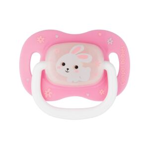 Canpol babies nyugtató szilikon cumi 0-6 hó - rózsaszín nyuszi