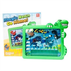 2in1 Dino-Logik- und Geschicklichkeitsspiel - entwickelt manuelle Geschicklichkeit und Denkvermögen - 20 x 23 x 2 114866632 - Logikspiele