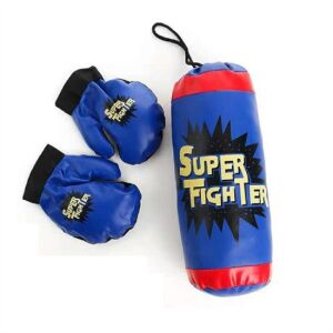 Felakasztható boxzsák boxkesztűvel - kék