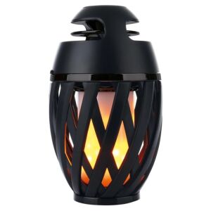 Taschenlampenförmiger Bluetooth-Lautsprecher mit realistischem Flammeneffekt – staub- und wasserabweisend, batteriebetrieben 145823329 - Bluetooth Lautsprecher