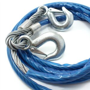 Stahl-Abschleppseil 4 Meter Kabel 3 Tonnen Tragkraft