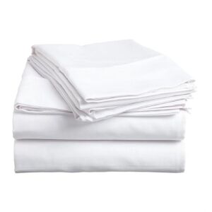 Weißes SENDIA-Bettlaken - 180x220 cm 114867615 - Heimtextilien