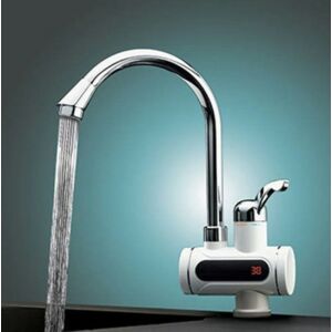 Átfolyós vízmelegítő csaptelep LCD kijelzővel