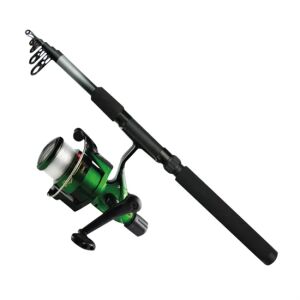 3,6 m Teleskop-Angelrute mit Rolle + Angelschnur 114867666 - Angeln