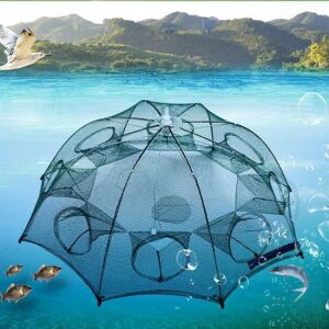 Automaticky otvárateľná, odolná pasca na nástražné ryby alebo trpasličie sumce z husto tkanej sieťoviny - 90 x 90 x 35 cm 114867913 - Ochrana rýb