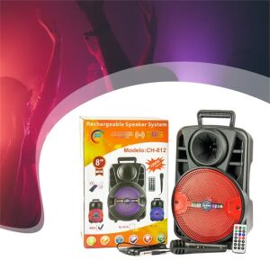 Bluetooth-Partylautsprecher mit Fernbedienung und Mikrofon 114867930 - Bluetooth Lautsprecher