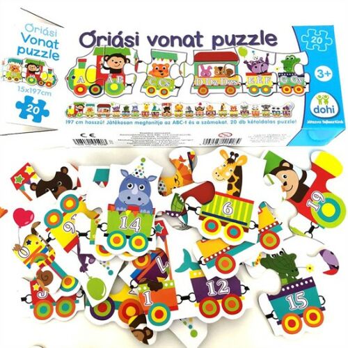 GIGA vonat puzzle  - betűk és számok felfedezésére 114868835