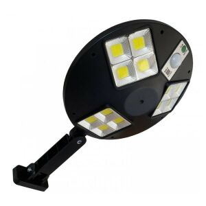 Lampă solară circulară LED pentru exterior cu senzor de mișcare și telecomandă, 144 LED-uri, 60 W 137555672 - Nonbrand Lanternă solară