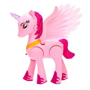 Pegasus Pretty Horse cu baterii, aripi de basm și efecte sonore - Jucărie Unicorn care merge singur (BBJ) 114869142 - Jocuri interactive pentru copii