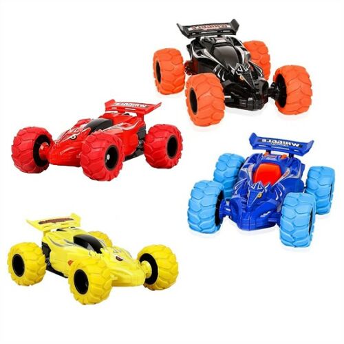 4 darabos kaszkadőrautó készlet - 360°ban forgó 114869249