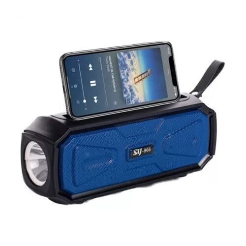 SY-968 solarbetriebener Bluetooth-Lautsprecher mit Taschenlampenfunktion und Telefonhalterung 114869262