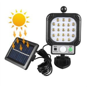 Lampă LED cu senzor de mișcare solară pentru exterior JX-996B 114869535 - Nonbrand Lanternă solară