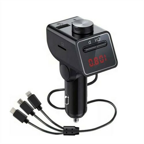 LCD-Display Auto Bluetooth FM-Transmitter - Musik-Player, Freisprecheinrichtung und Ladegerät Q18S 114869657