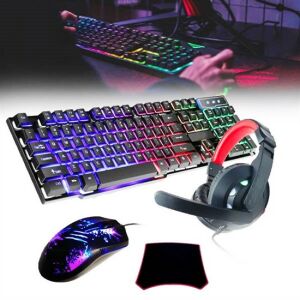 AS1066 4-teiliges RGB-Gaming-Set nicht nur für Gamer - USB 114869885 - Tastaturen