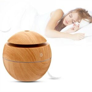 Kugelförmiger Ultraschall-Aromadiffusor in Hellbraun mit LED-Beleuchtung - 130 ml 114870005 - Diffusor