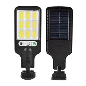 LD 180W LED Wandleuchte mit Fernbedienung, Solarpanel, Bewegungsmelder