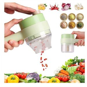 Vezeték nélküli konyhai aprító gép - kisméretű ételek aprítására,  közvetlenül a tányérra