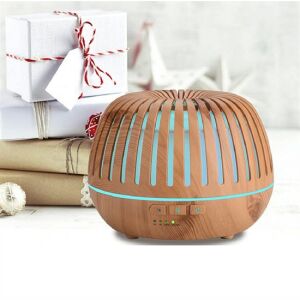 Gerippter Aromatherapie-Verdampfer mit Holzeffekt, Diffusor, Luftbefeuchter, 500 ml 114870444 - Diffusor