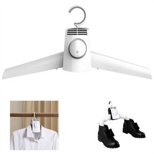 Tragbarer elektrischer Wäschetrockner-Aufhänger - Wäscheständer mit 3 Gebläseköpfen, Schuhtrockner-Adapter 114870757 - Wäscheständer