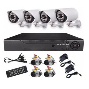 Sicherheitskamerasystem mit 4 Full HD 1080p-Kameras 114870826 - Innenarchitektur