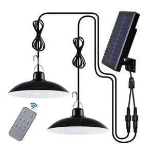 Set od 2 vodootporne solarne viseće lampe - štedljiva vanjska rasvjeta 114870919 - Nonbrand Solarna lampa