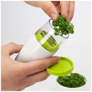 NDP Manuelle Kräutermühle – Mechanische Knoblauch-, Gemüse- und Gewürzmühle 114871002 - Handhäcksler