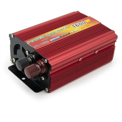 Feszültségátalakító inverter szivargyújtós csatlakozóval és túlterhelés elleni védelemmel - napelem rendszerekhez és autóba - 1600W 114871028