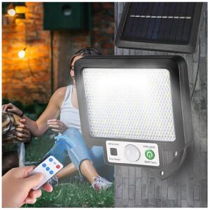 Worth Air W-780-7 Bewegungsmelder-Solarwandleuchte für den Außenbereich - verfügt über ein separates Solarpanel - 120 W