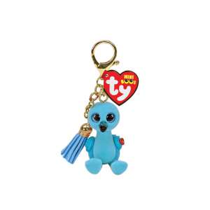 TY Mini Boos William modrý plameniak kľúčenka - Kľúčenky