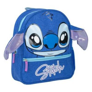 Disney Stitch 3D gyerek hátizsák, kék színben, Stitch arccal és fülekkel, 30 cm - Cerdá